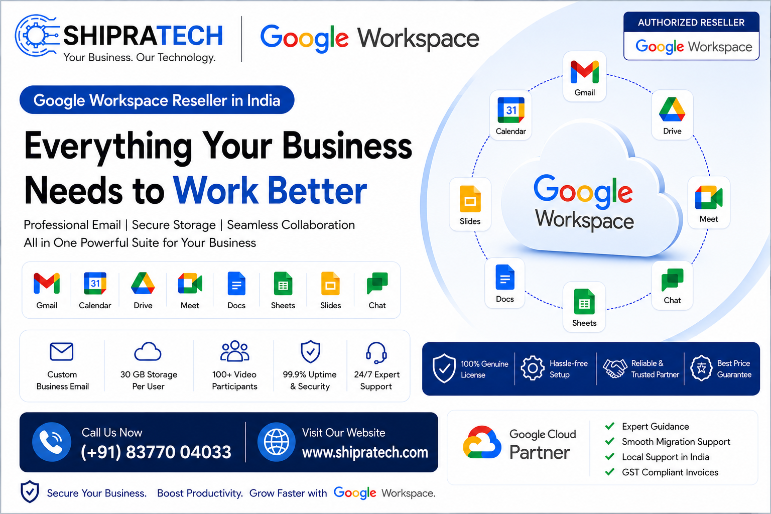 Google Workspace Reseller in Noida — Get Business Email Setup Today, Starting at Best Price