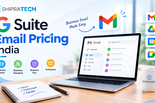 G Suite email pricing India and Google Workspace plans
