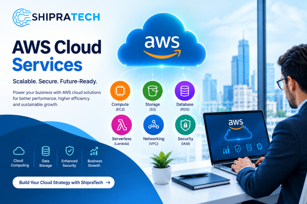 AWS Cloud Services and AWS cloud solutions for business computing, storage, and security