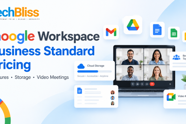 Google Workspace Enterprises Starter plan features in India with business email, cloud storage, and video meetings.